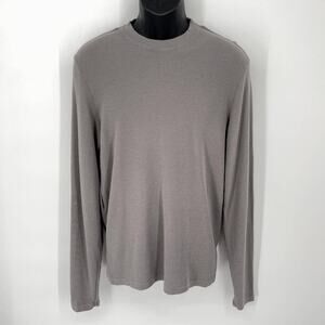 Cotton Citizen NEW Men's Hendrix Crew Shirt Long Sleeves Size M Cement